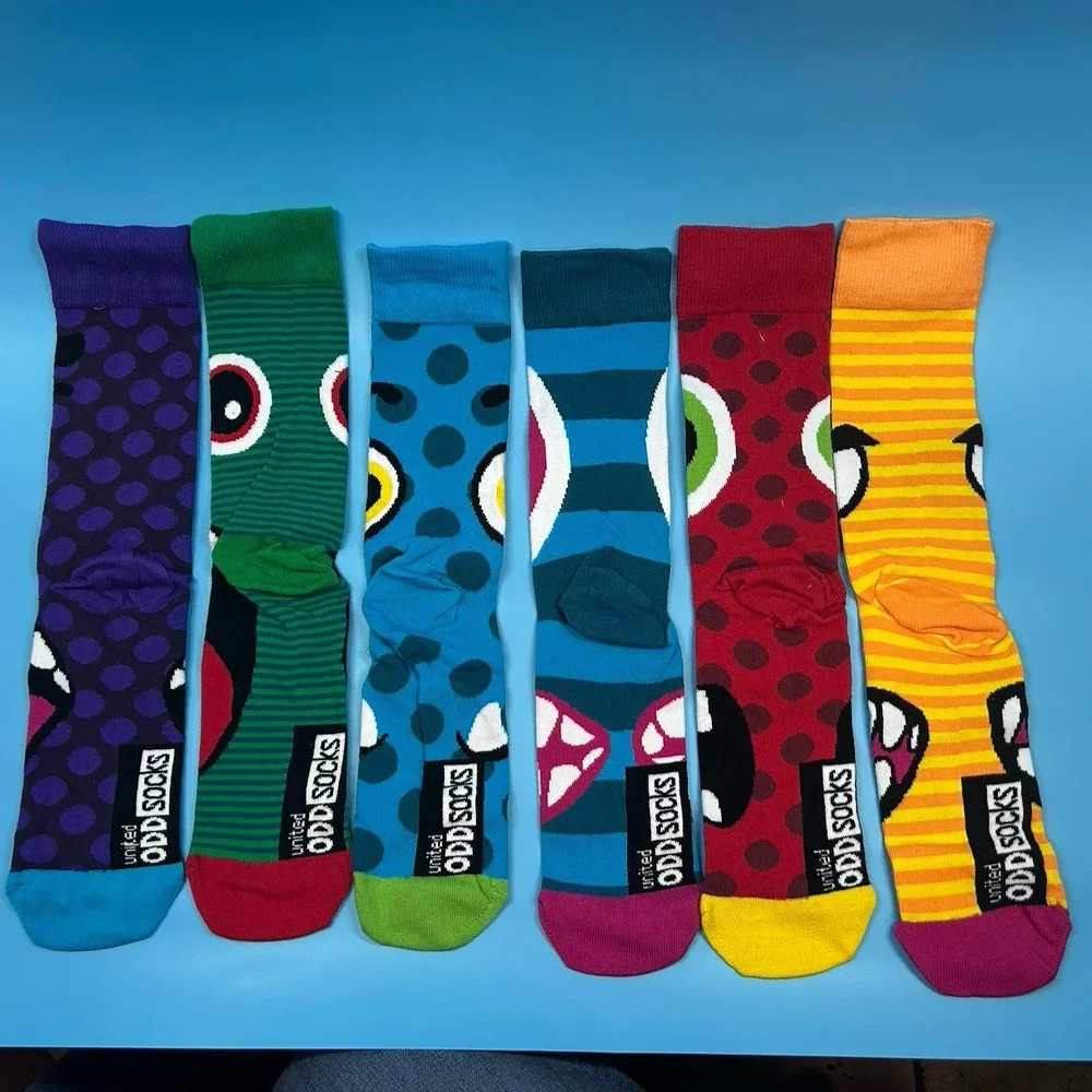 Stress Heads Socks Boxed Gift Set 3 Pair Novelty Funny Women's Crew 7-12 - Picture 2 of 6